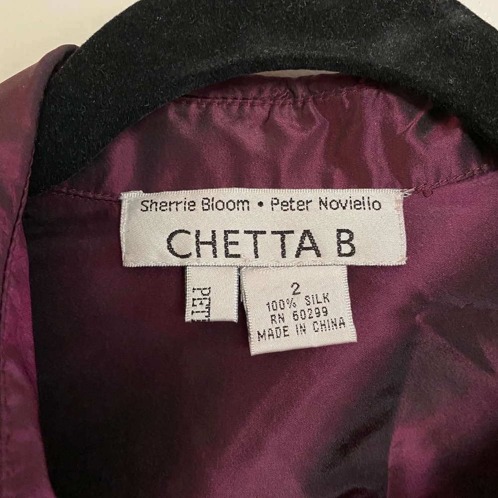 Chetta B Cocktail silk evening Wrap  hardly worn - Picture 3 of 5
